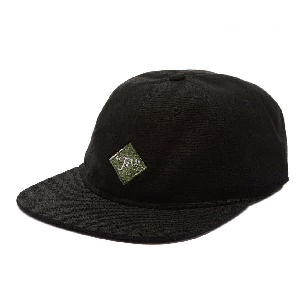 Format Fields Unstructured Strapback Hat - Black