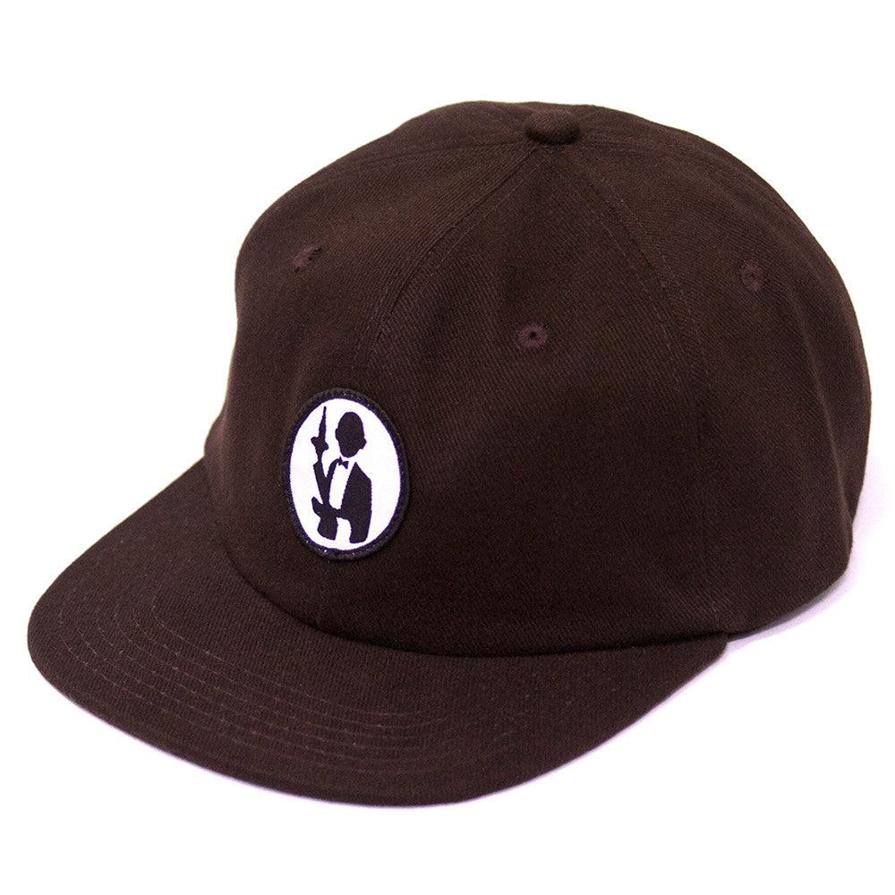 Passport No Service 6 Panel Strapback Cap - Brown