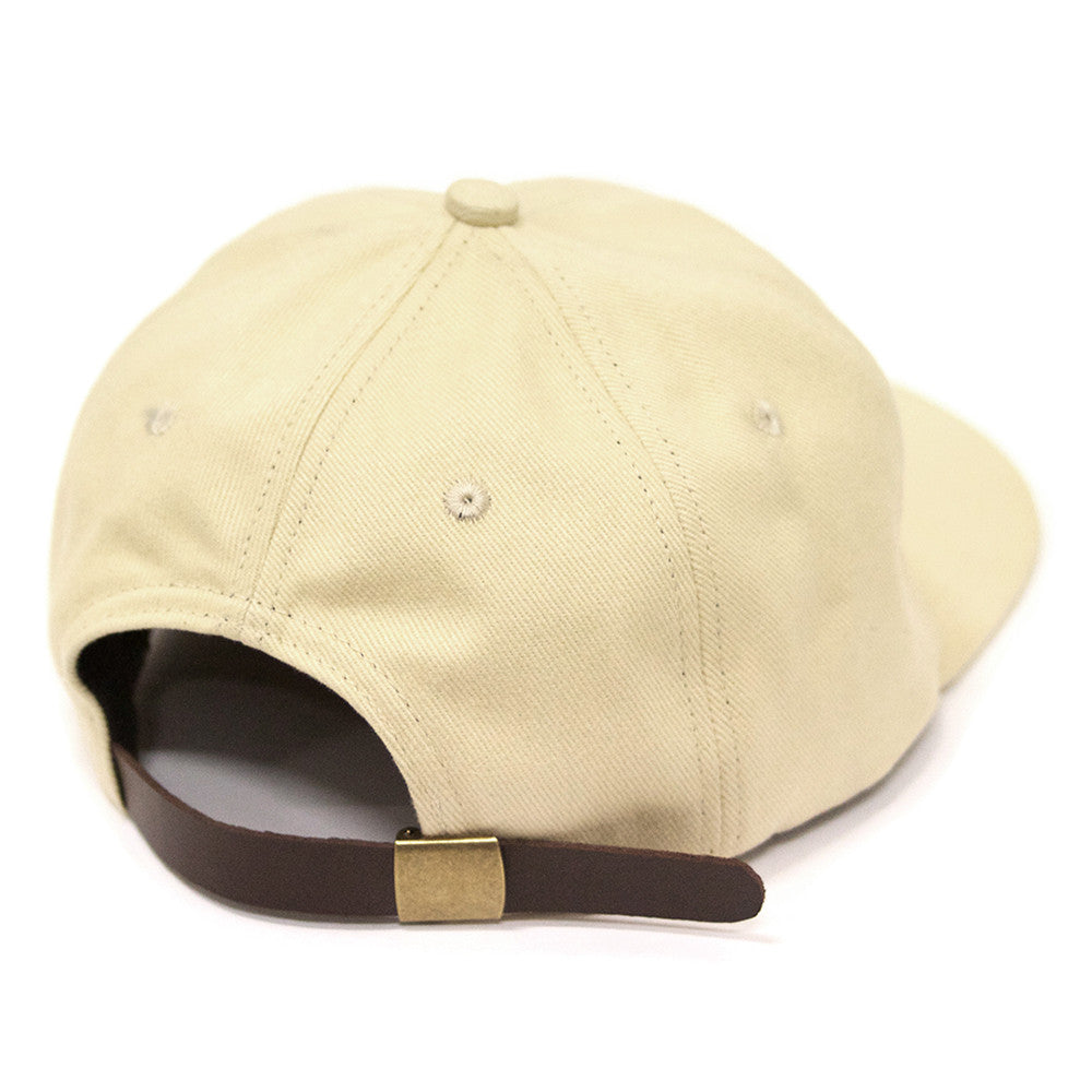 Passport No Service 6 Panel Strapback Cap - Cream