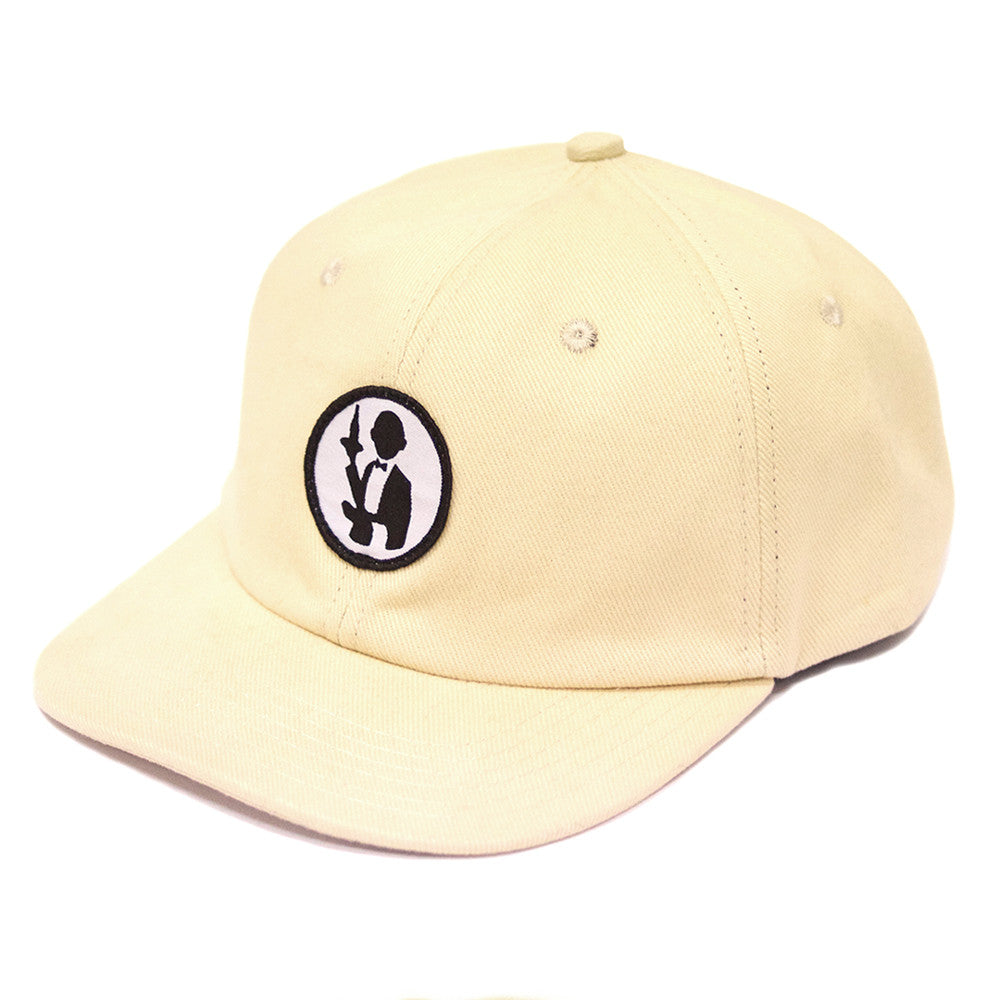 Passport No Service 6 Panel Strapback Cap - Cream