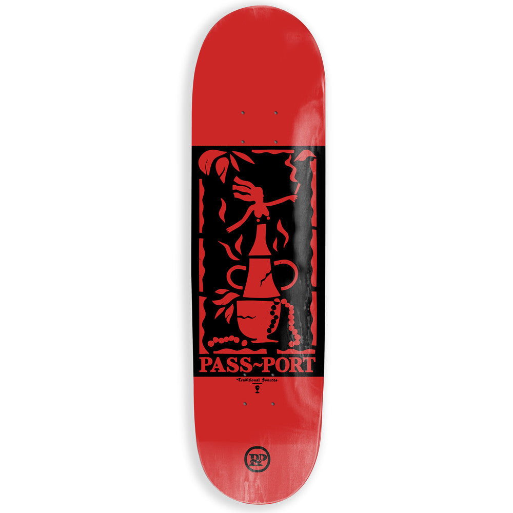 Passport Genie Bottle Pearls Skateboard Deck