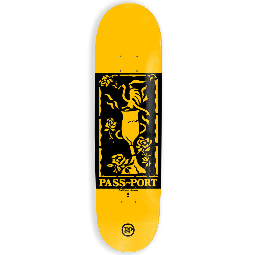 Passport Genie Bottle Roses Skateboard Deck