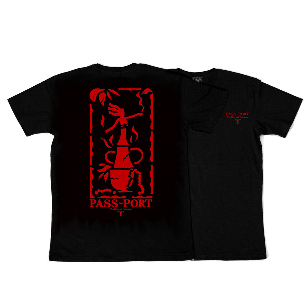 Passport Genie Bottle T-Shirt - Black