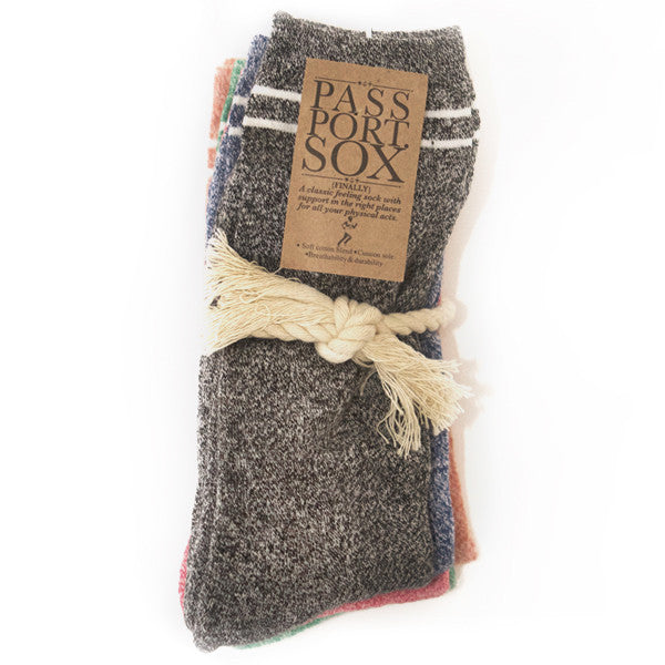 PassPort Socks Hi Heather Sox (5 Pack)