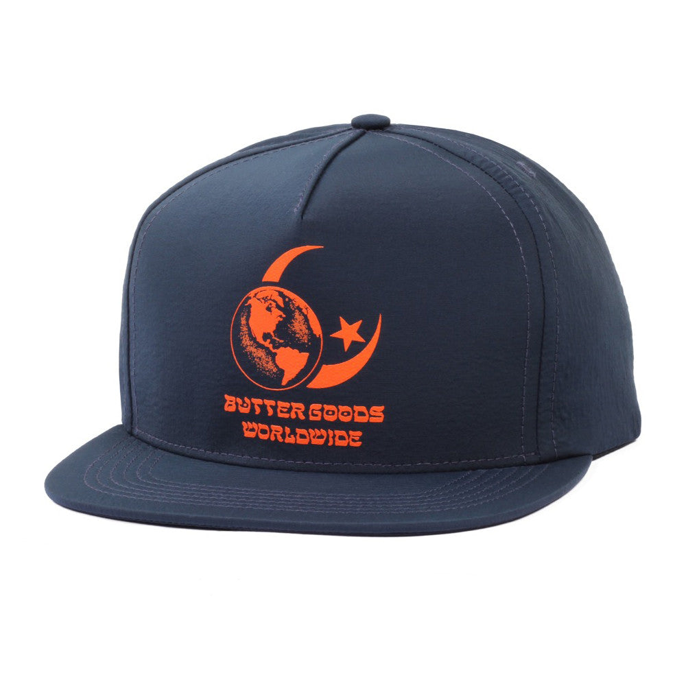 Butter Goods Crescent Snapback Cap - Navy