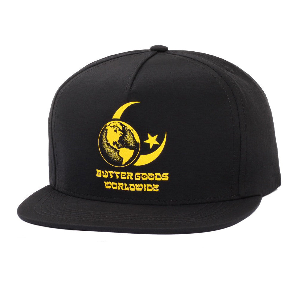 Butter Goods Crescent Snapback Cap - Black