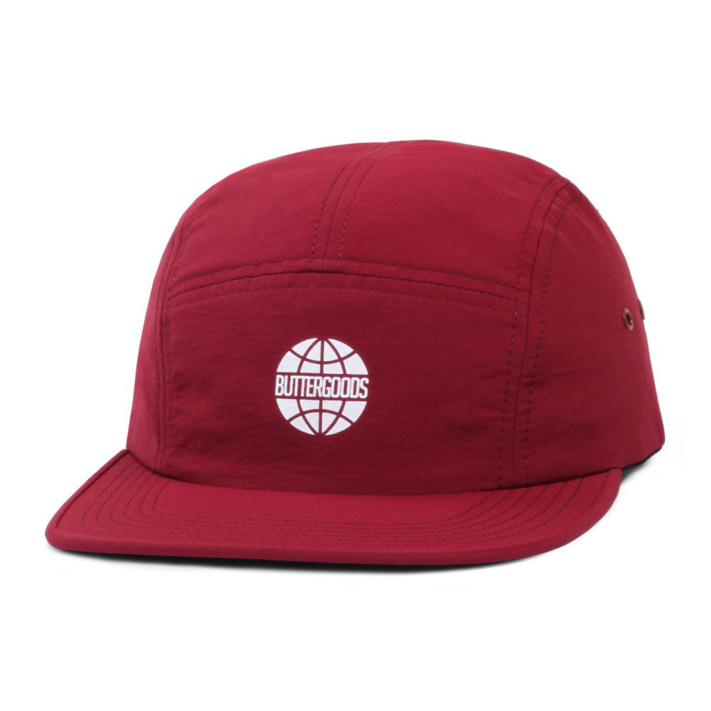 Butter Minimal Worldwide Camp Cap - Burgundy