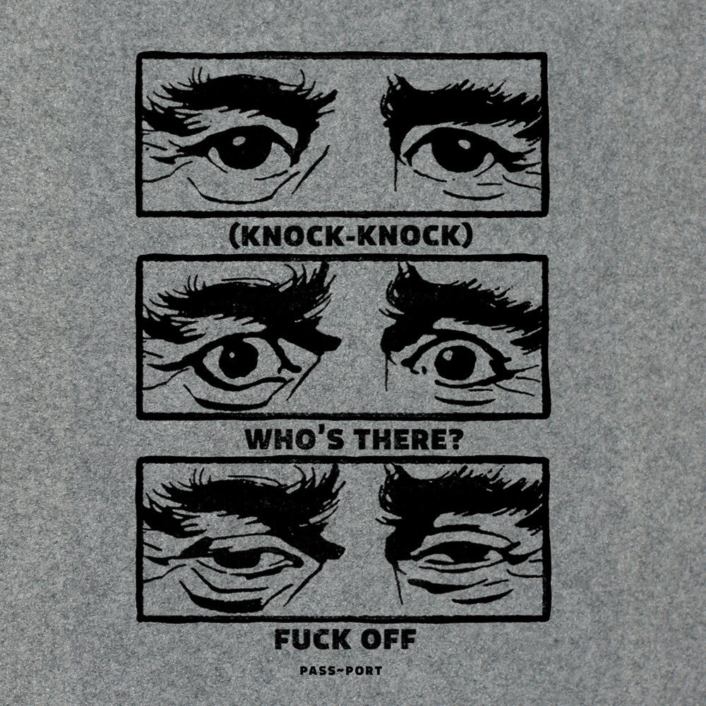 Pass Port Knock-Knock Tee - White