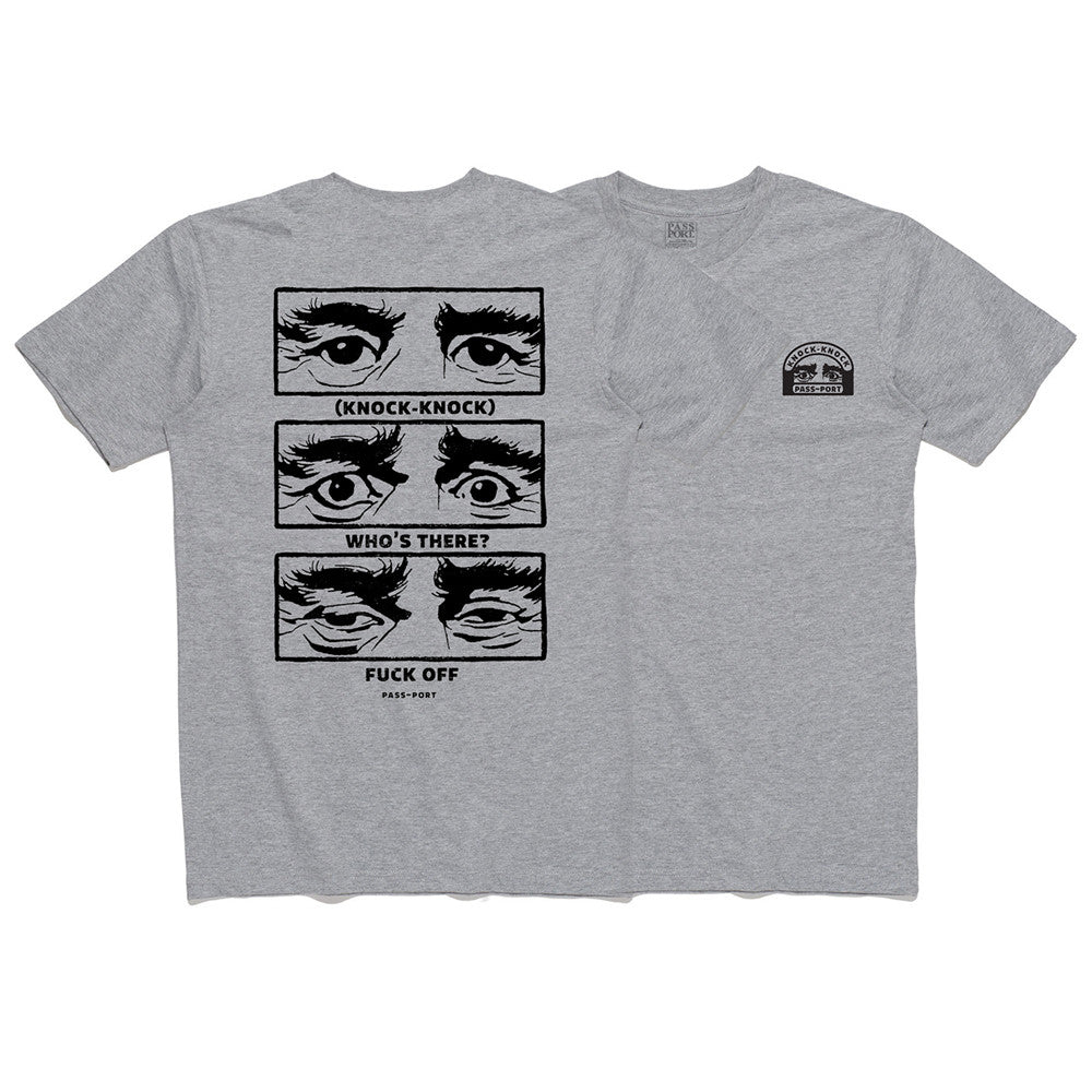Pass Port Knock-Knock Tee - White