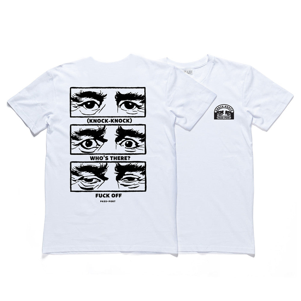 Pass Port Knock-Knock Tee - Heather Grey