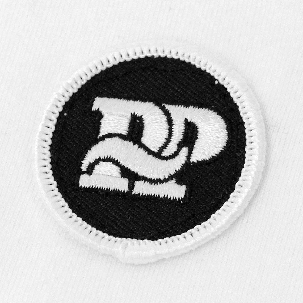 Pass Port P~P Works Patch Long Sleeve Tee - White