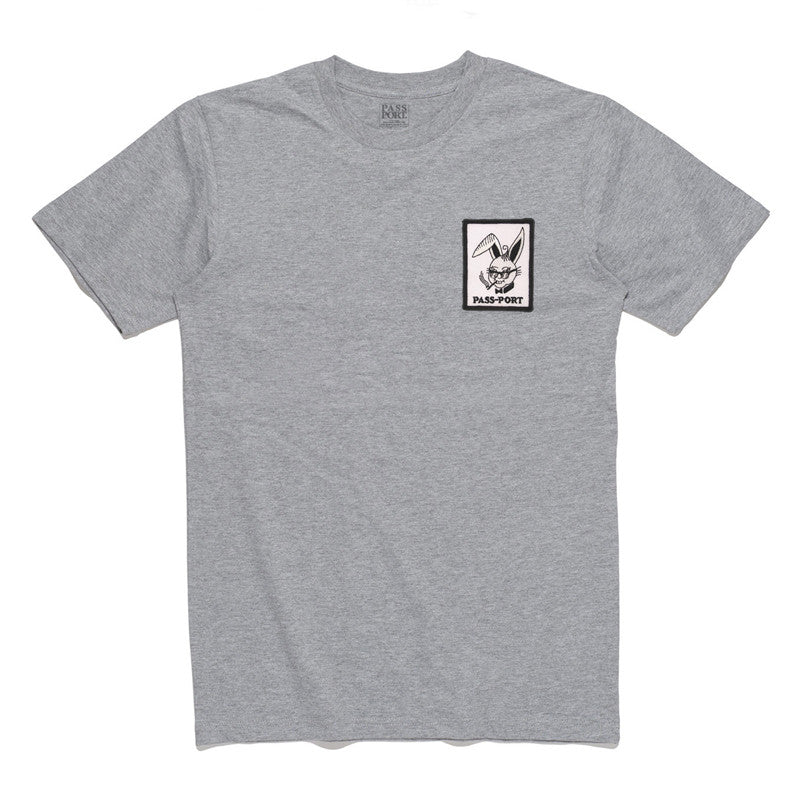 Pass Port Pleasure Patch T-Shirt - Heather Grey