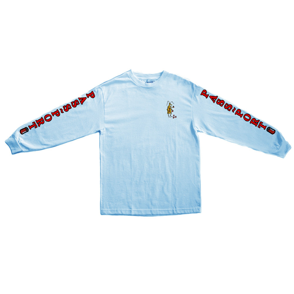 Passport Roach Cans Longsleeve T-shirt - Blue