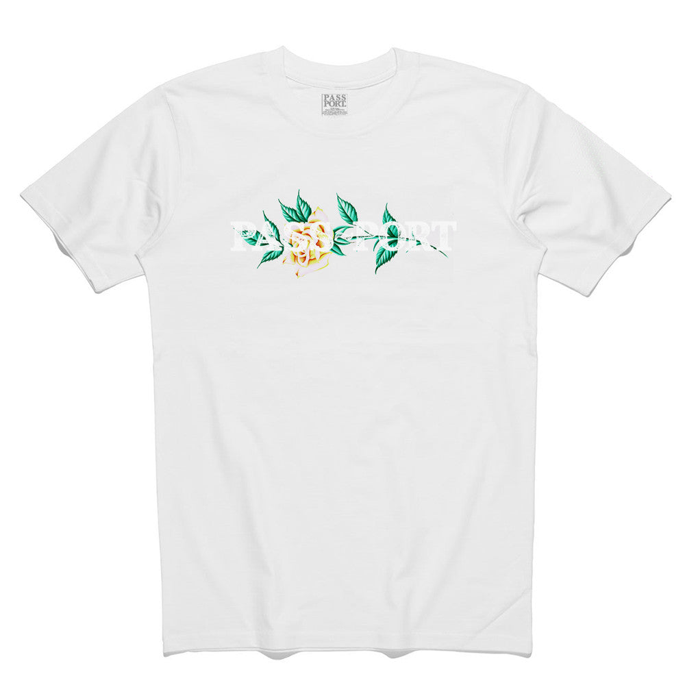 Passport Rose Official Puff T-shirt - White