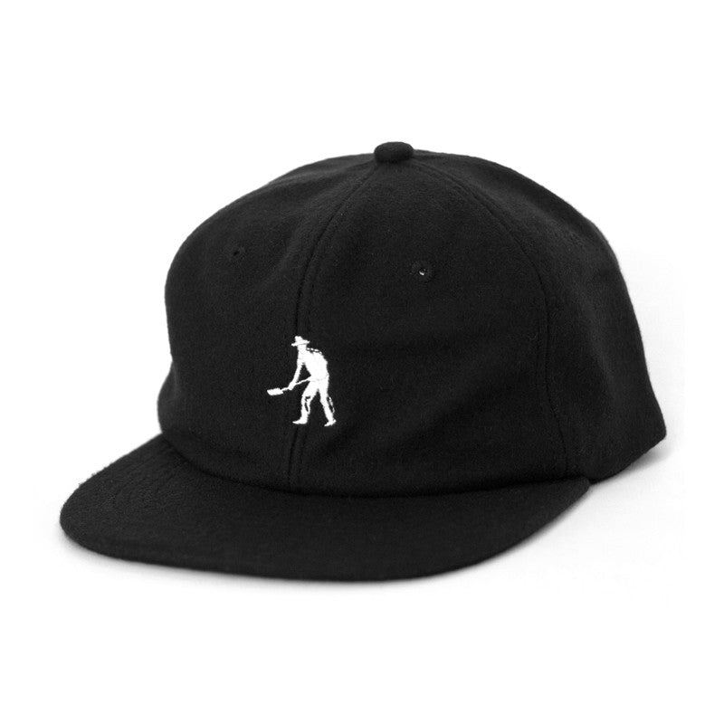 Pass Port Work Hard 6 Panel Polo Cap - Black