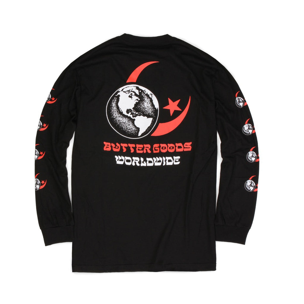 Butter Goods Crescent Long Sleeve Tee - Black