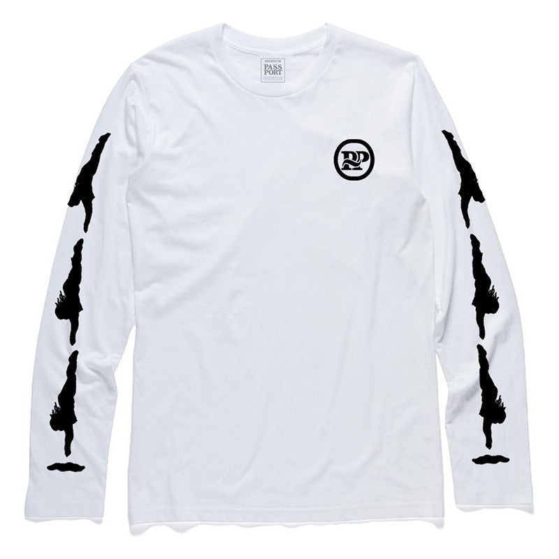 Pass Port Diving P~P Lady Long Sleeve T-shirt - White