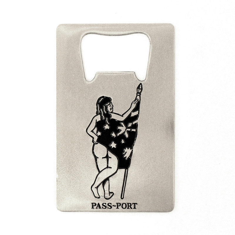 Pass~Port Flag Bearer Bottle Opener