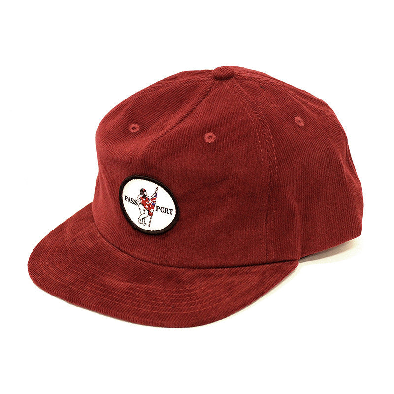 Pass Port Flag Bearer Chord Hat - Burgundy