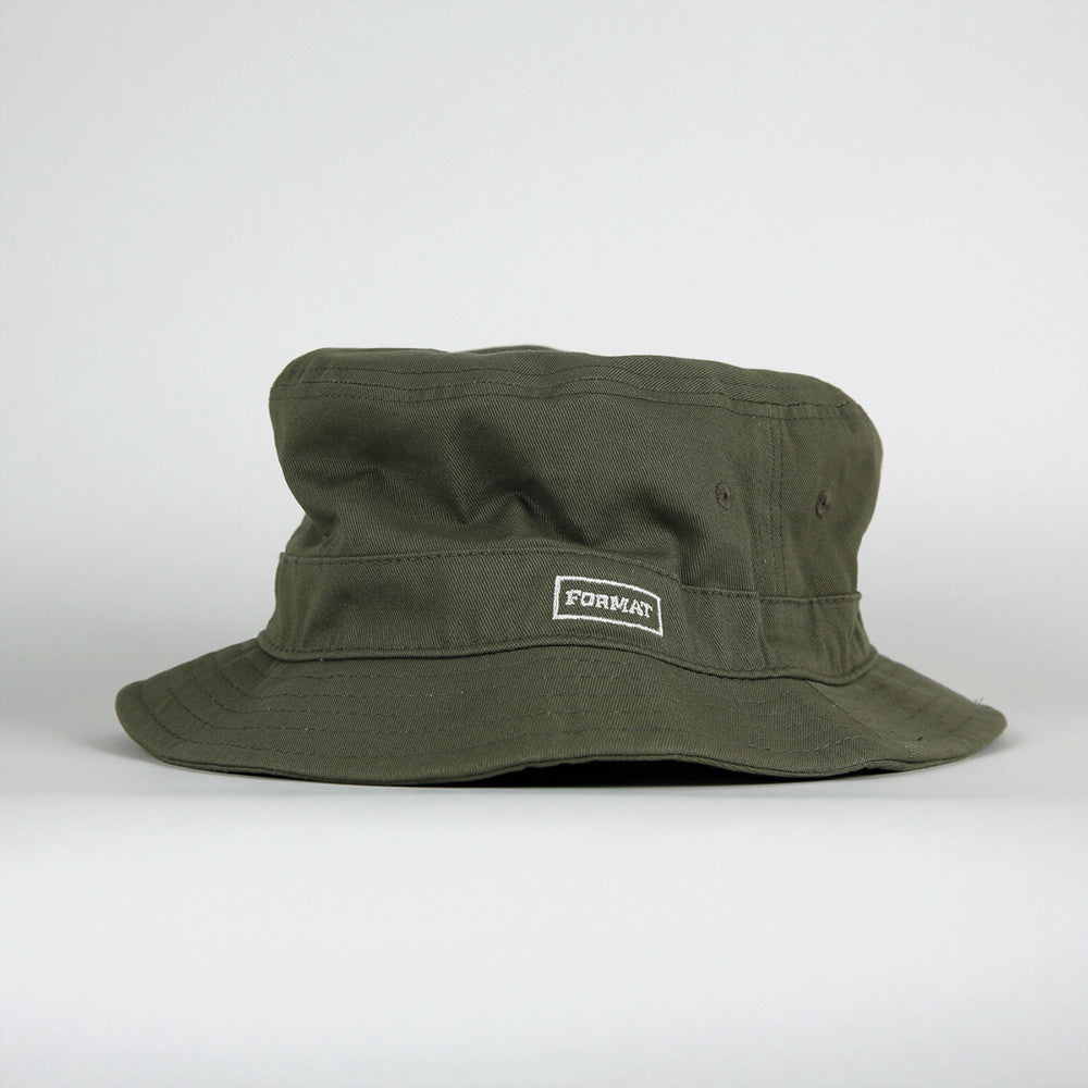 Format Skateboards "Buck It" Bucket Hat - Surplus Green