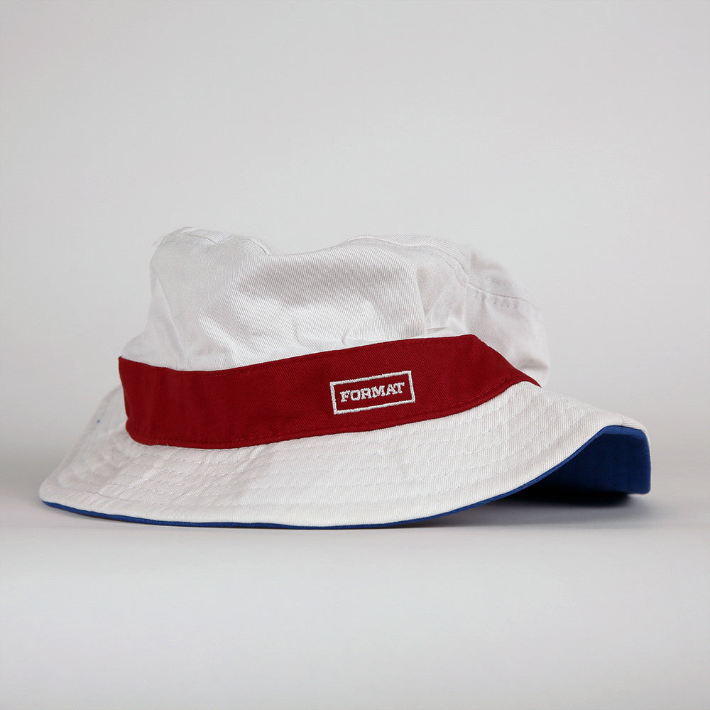 Format "Buck It" Bucket Hat - White