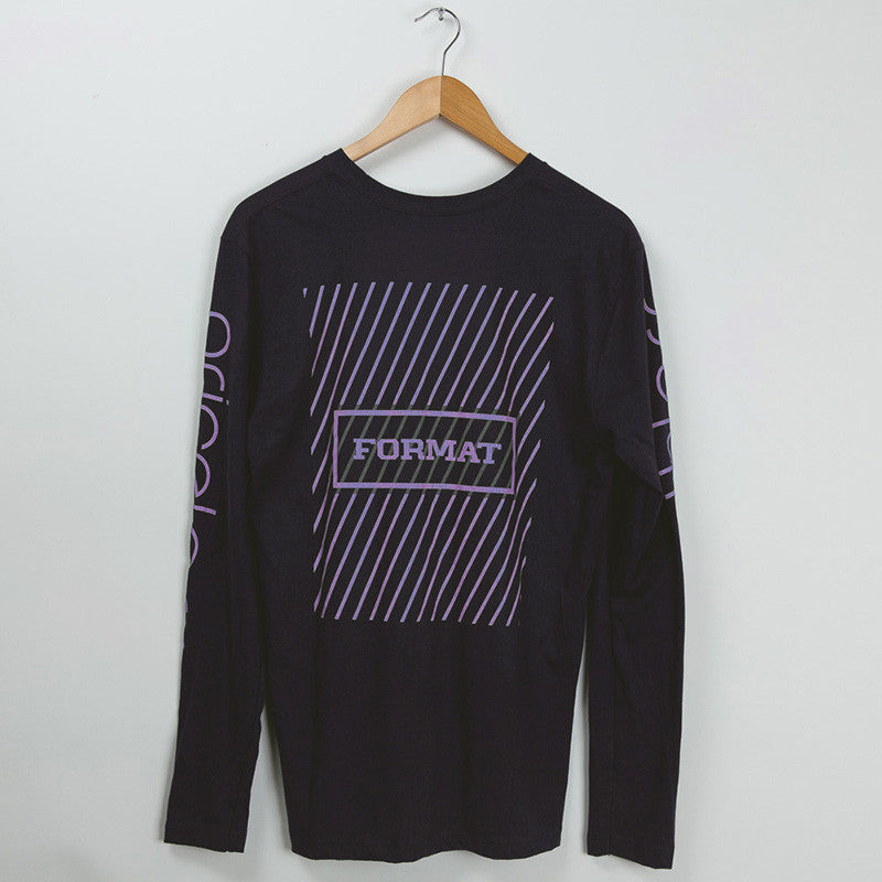 Format Systems "Array" Long Sleeve Tee - Black