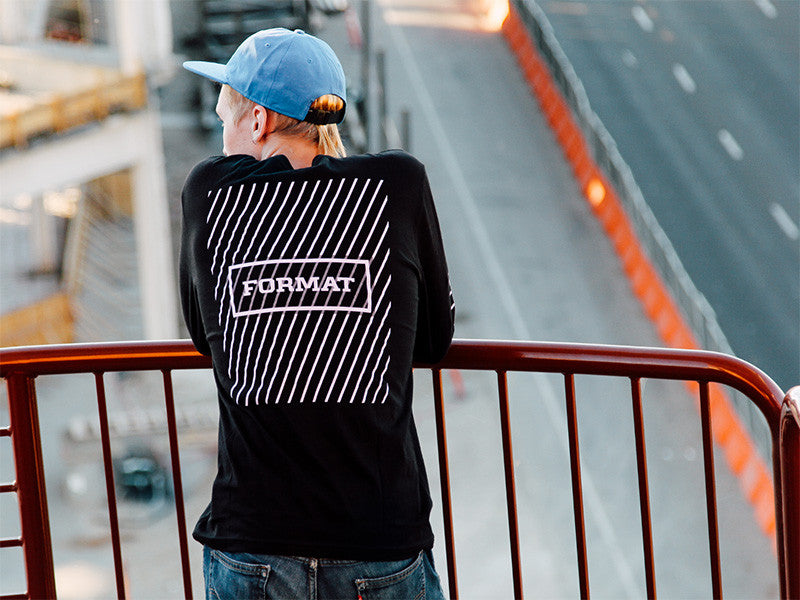 Format Systems "Array" Long Sleeve Tee - White