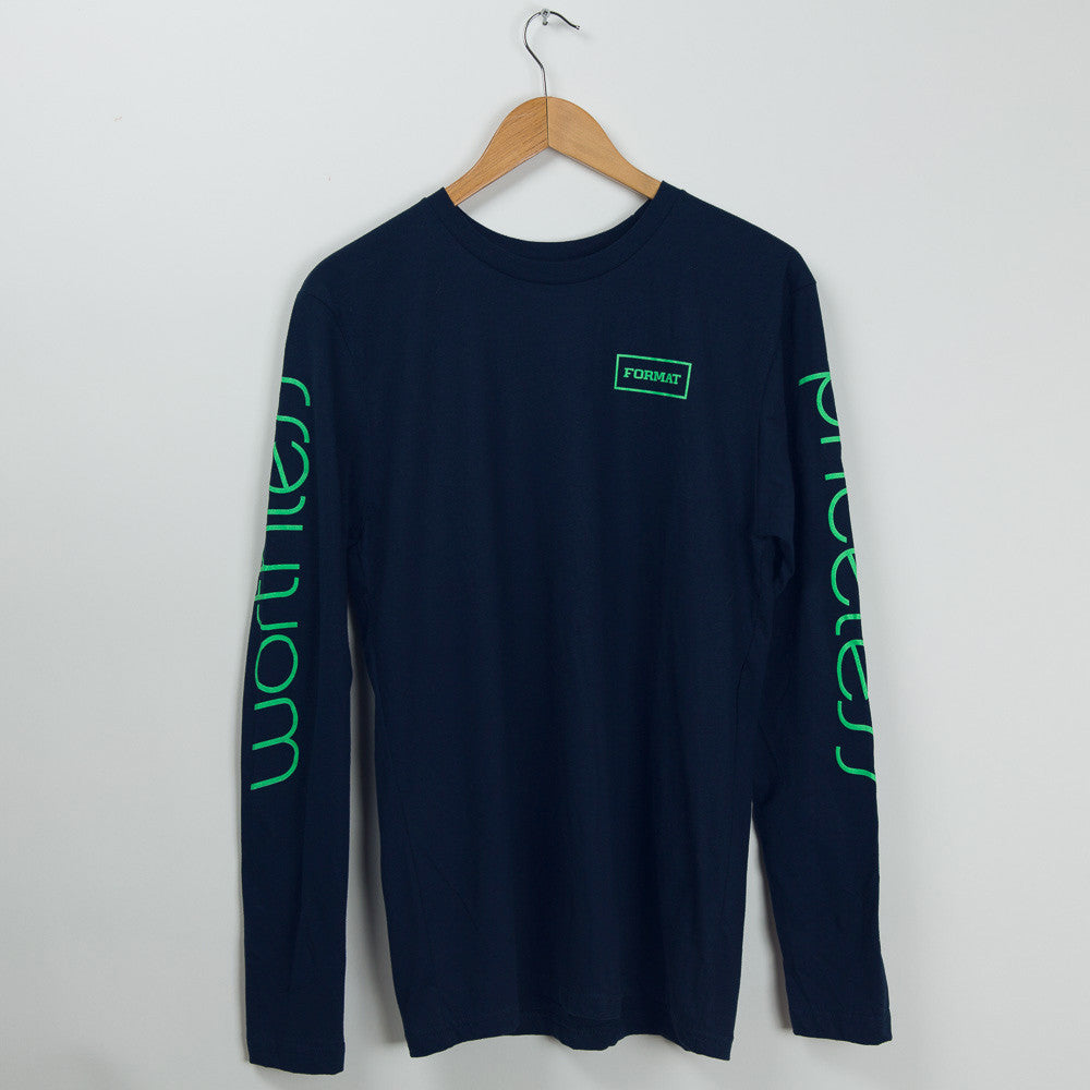 Format Skateboards "Array" Long Sleeve Tee - Navy