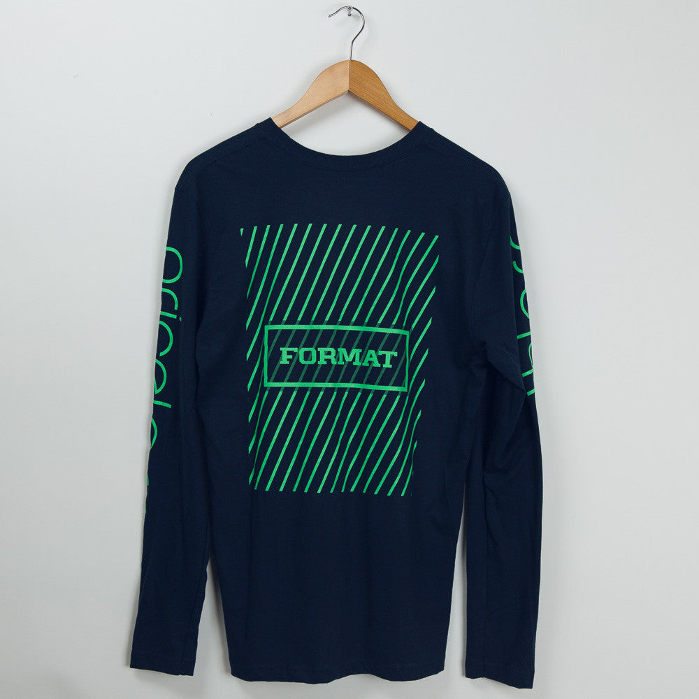 Format Skateboards "Array" Long Sleeve Tee - Navy