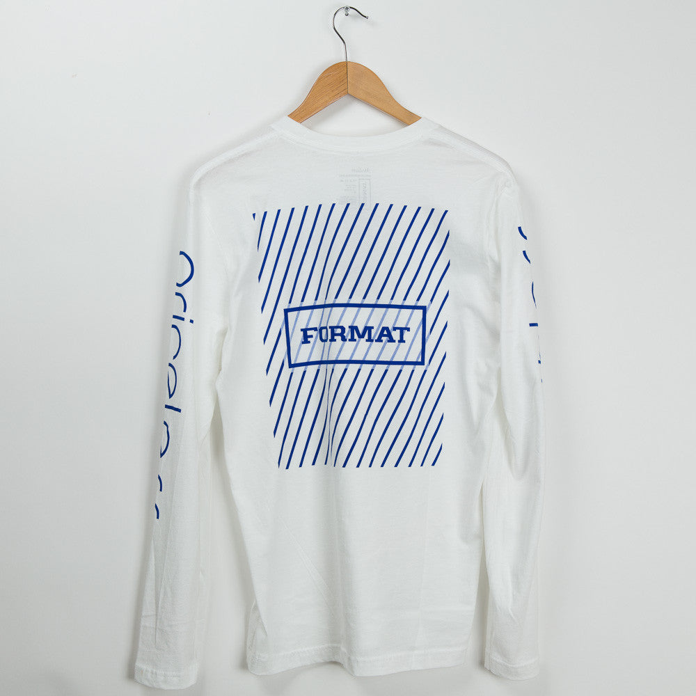 Format Systems "Array" Long Sleeve Tee - White