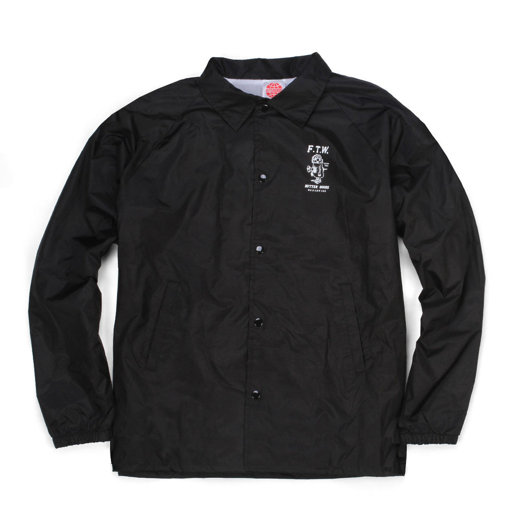 Butter Goods FTW Coaches Jacket - Black