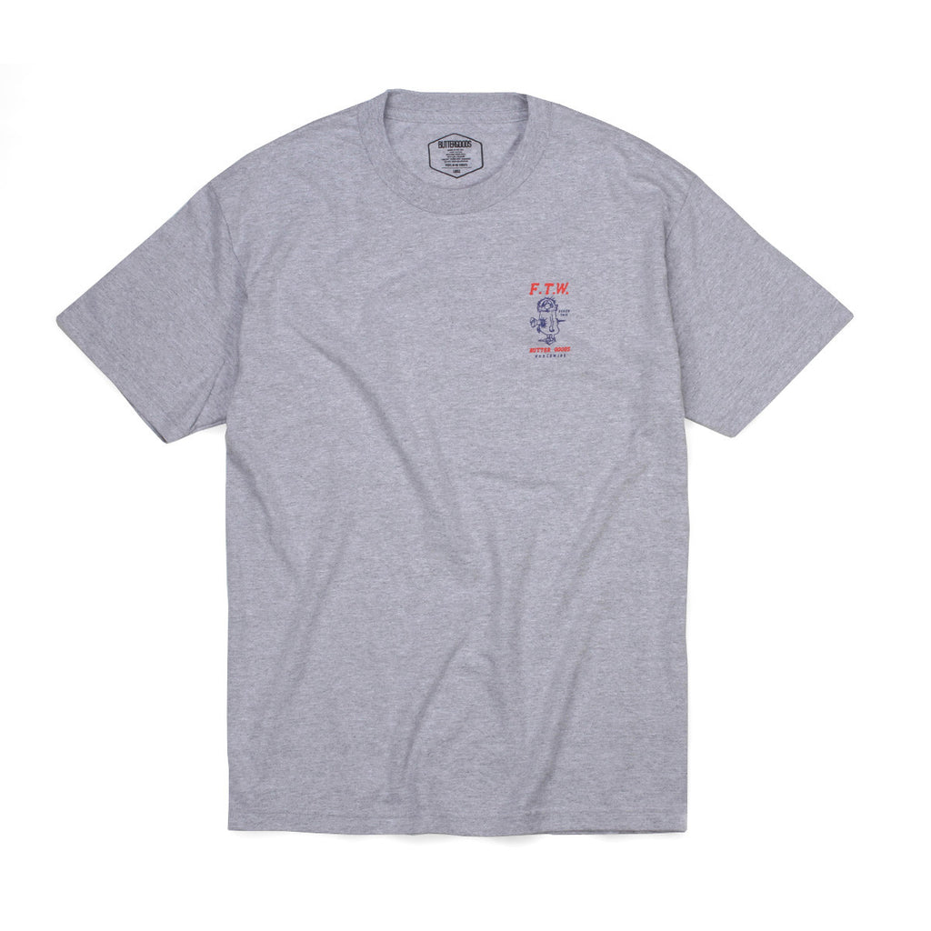 Butter Goods FTW T-shirt - Heather Grey