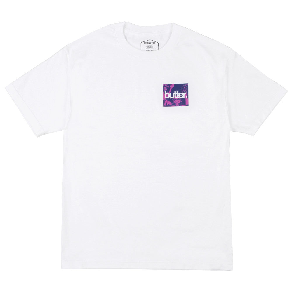 Butter Goods OG Logo Headhunter S/S Tee - White