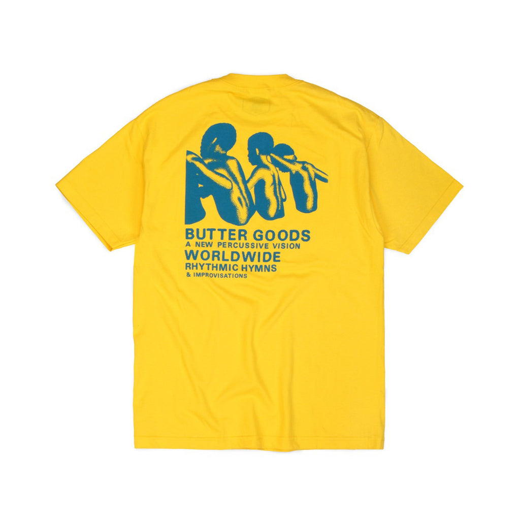 Butter Goods Rythmic Hymns T-shirt - Yellow