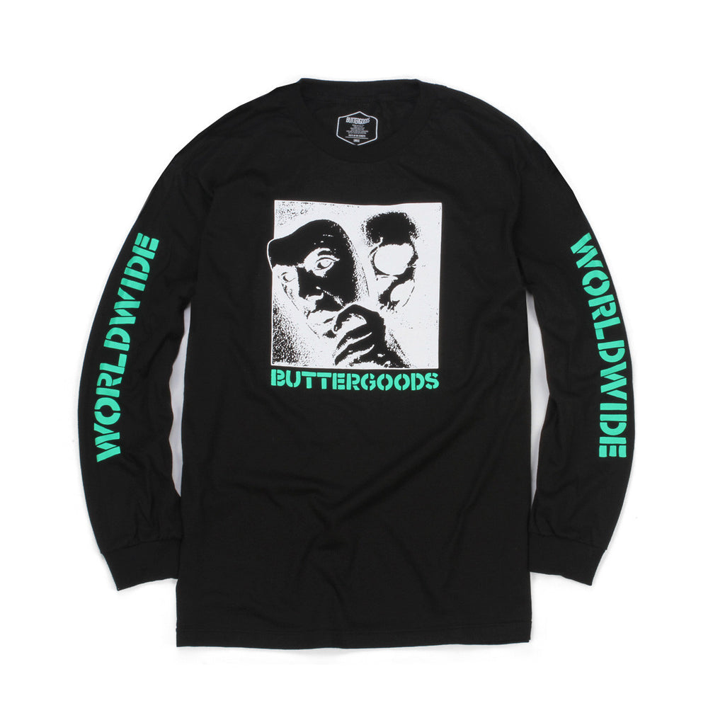 Butter Goods Mask Long Sleeve Tee - Black