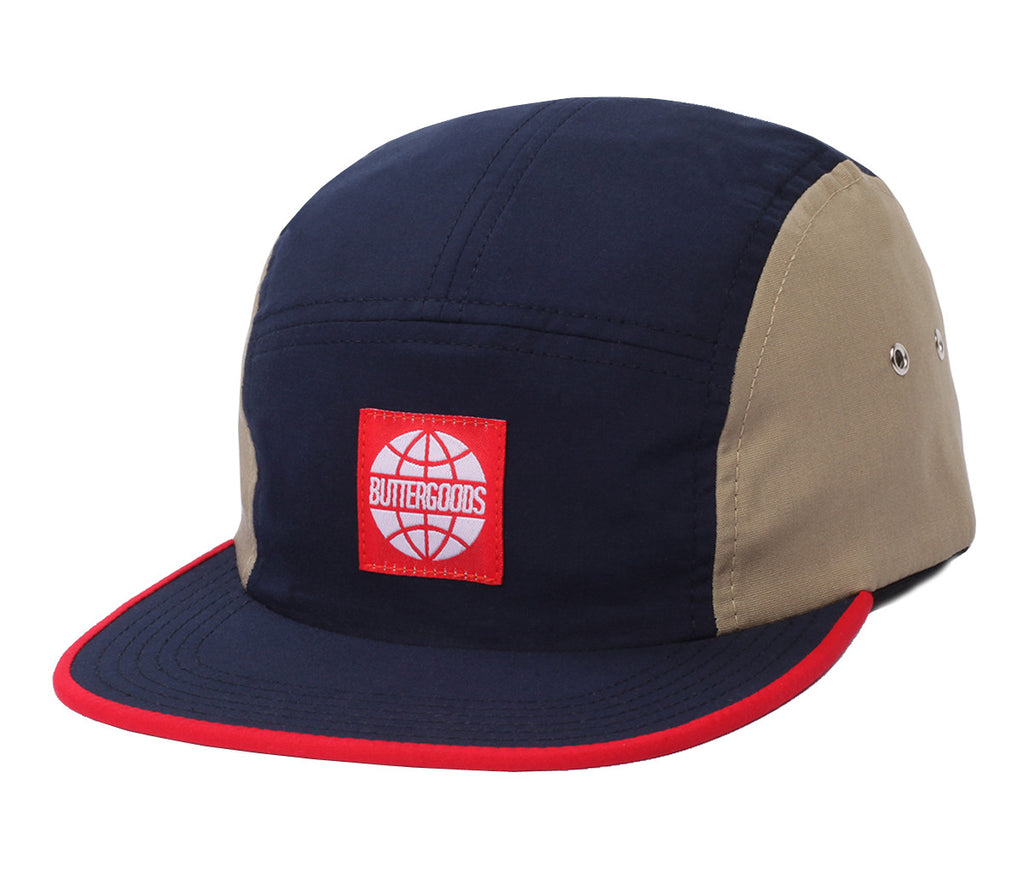 Butter Goods Match 5-Panel Camp Hat - Navy