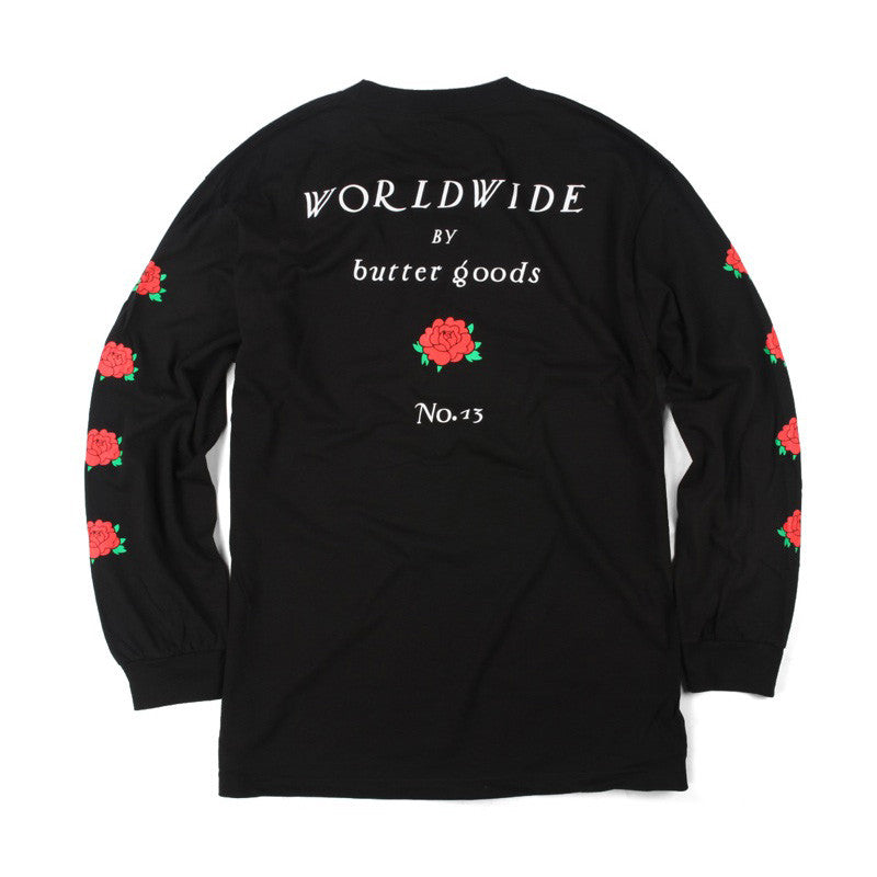Butter Goods No 13 Long Sleeved Tee - Black