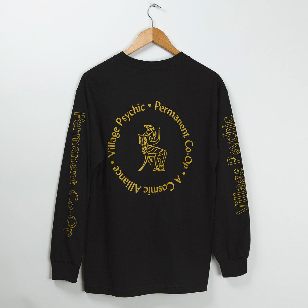 Permanent Co-op x Village Psychic Long Sleeve Tee - Black