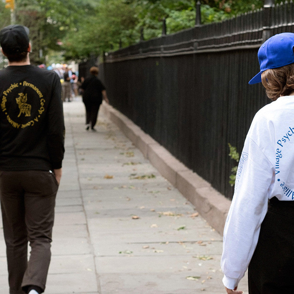 Permanent Co-op x Village Psychic Long Sleeve Tee - White