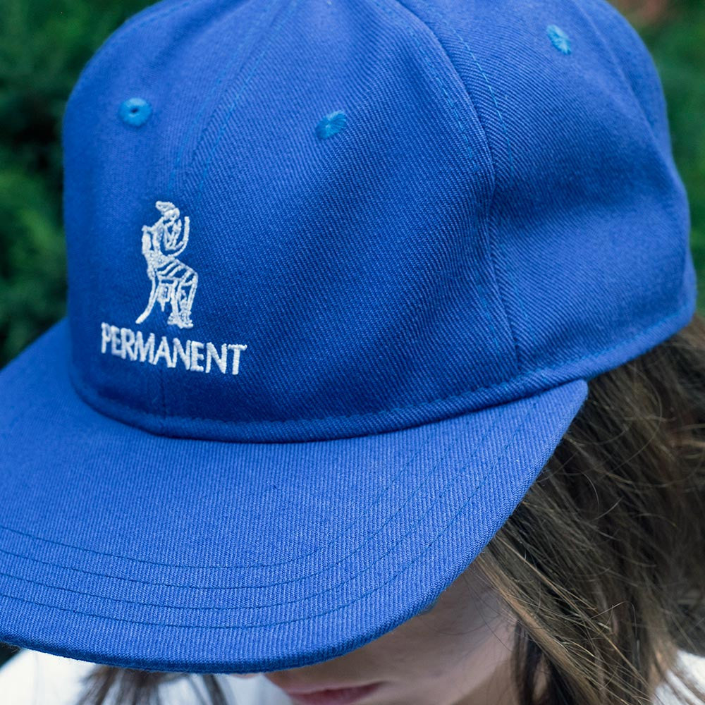 Permanent x Village Psychic 6 Panel Hat - Blue