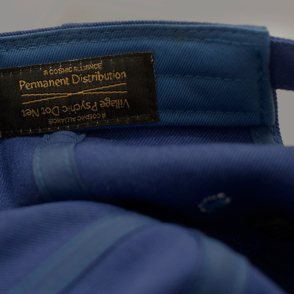 Permanent x Village Psychic 6 Panel Hat - Blue