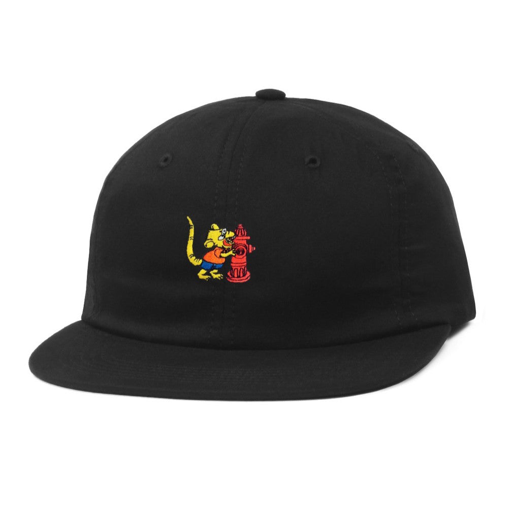 Butter Goods Ratboy 6 Panel Hat - Black