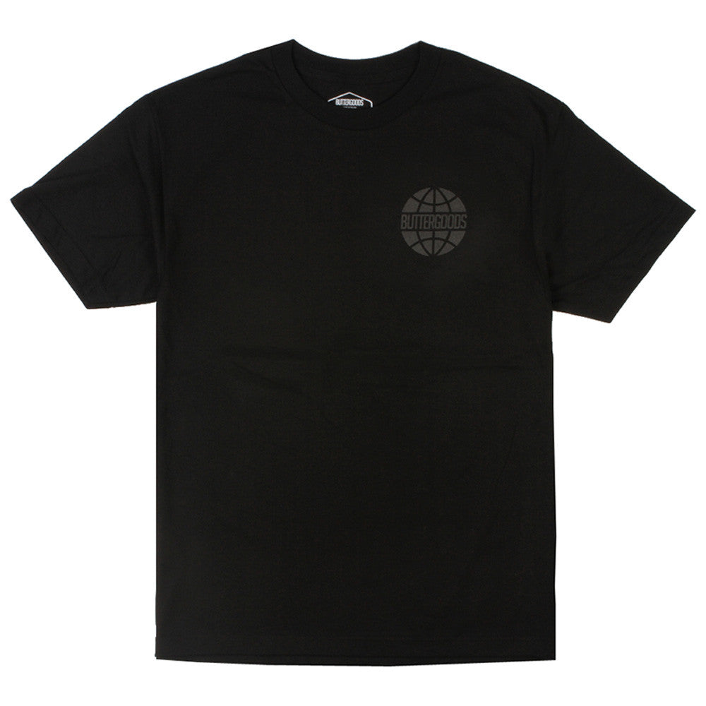 Butter Goods Worldwide Reflective Logo - Black