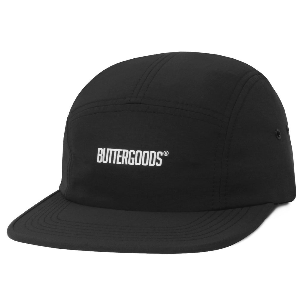 Butter Goods Registered 5 Panel Hat - Black
