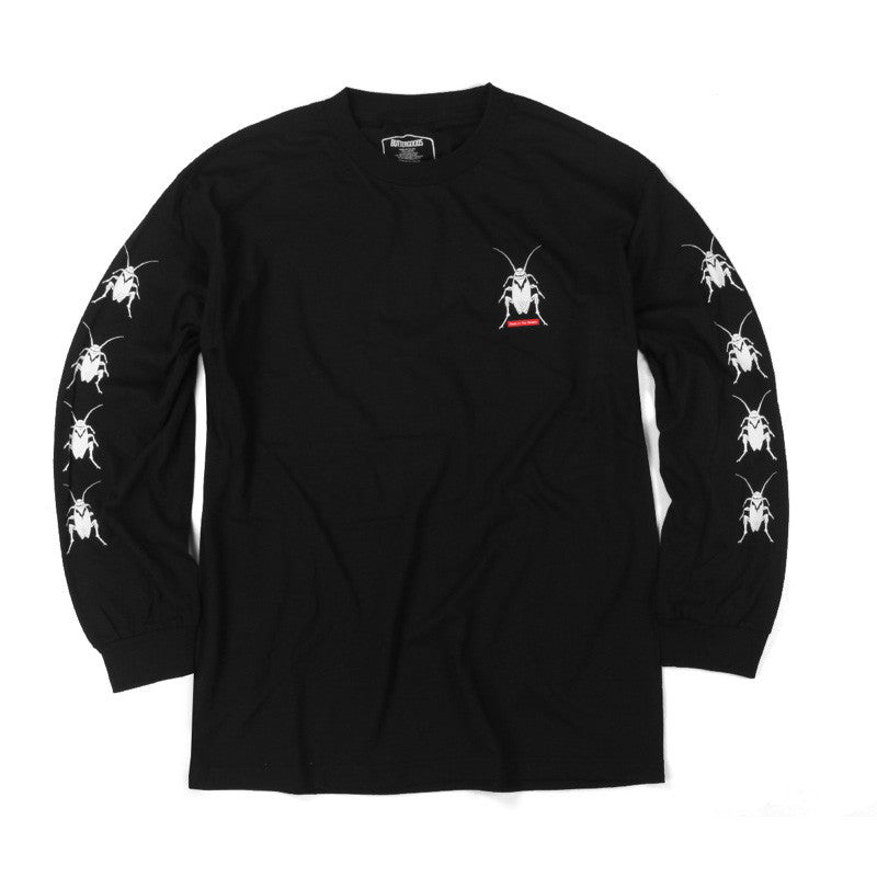 Butter Goods Roach L/S Tee Shirt - Black