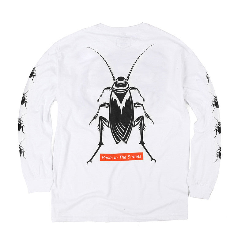 Butter Goods Roach Long Sleeve Tee - White