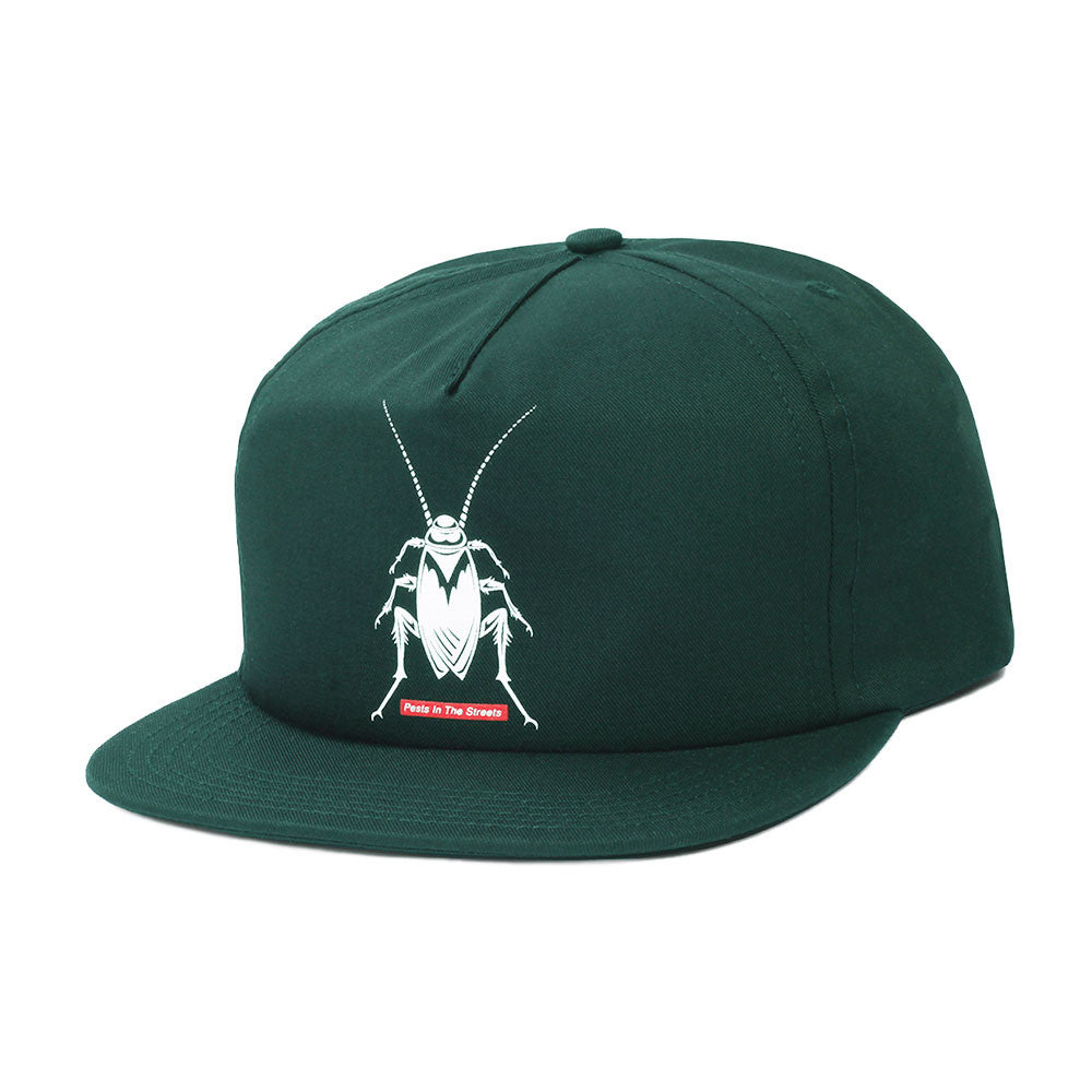 Butter Goods Roach Soft Snapback Hat - Forest Green