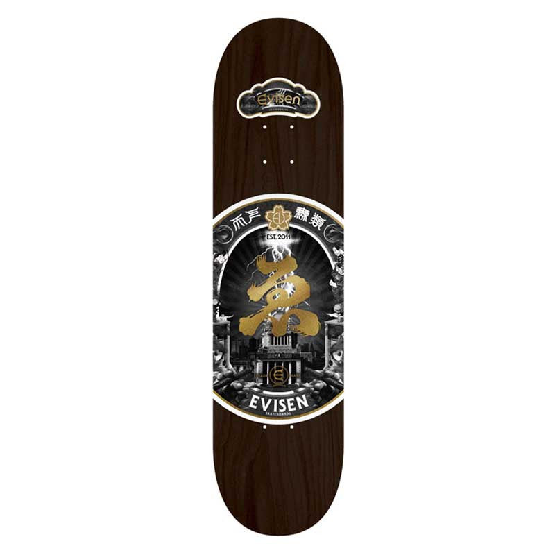 Evisen Skateboards Sake Series Black Deck