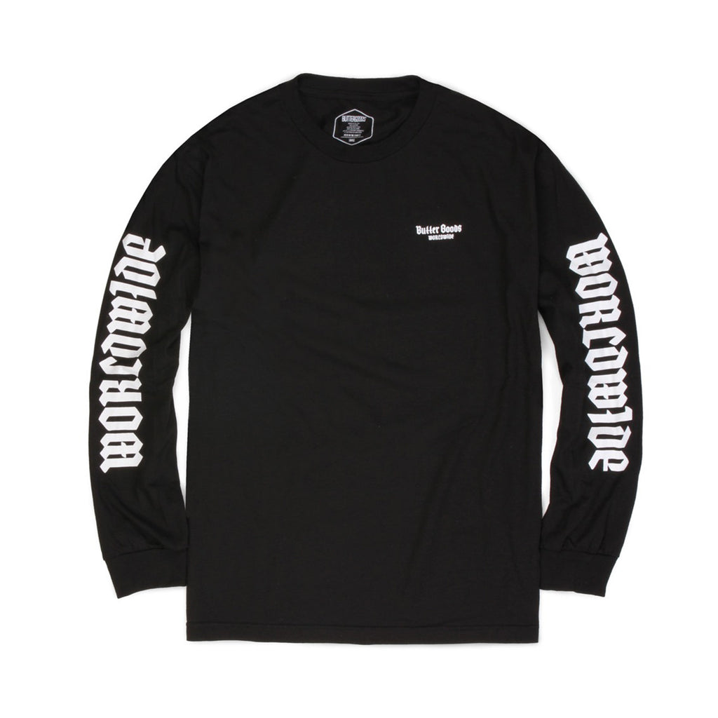 Butter Goods Serpent Long Sleeve Tee - Black