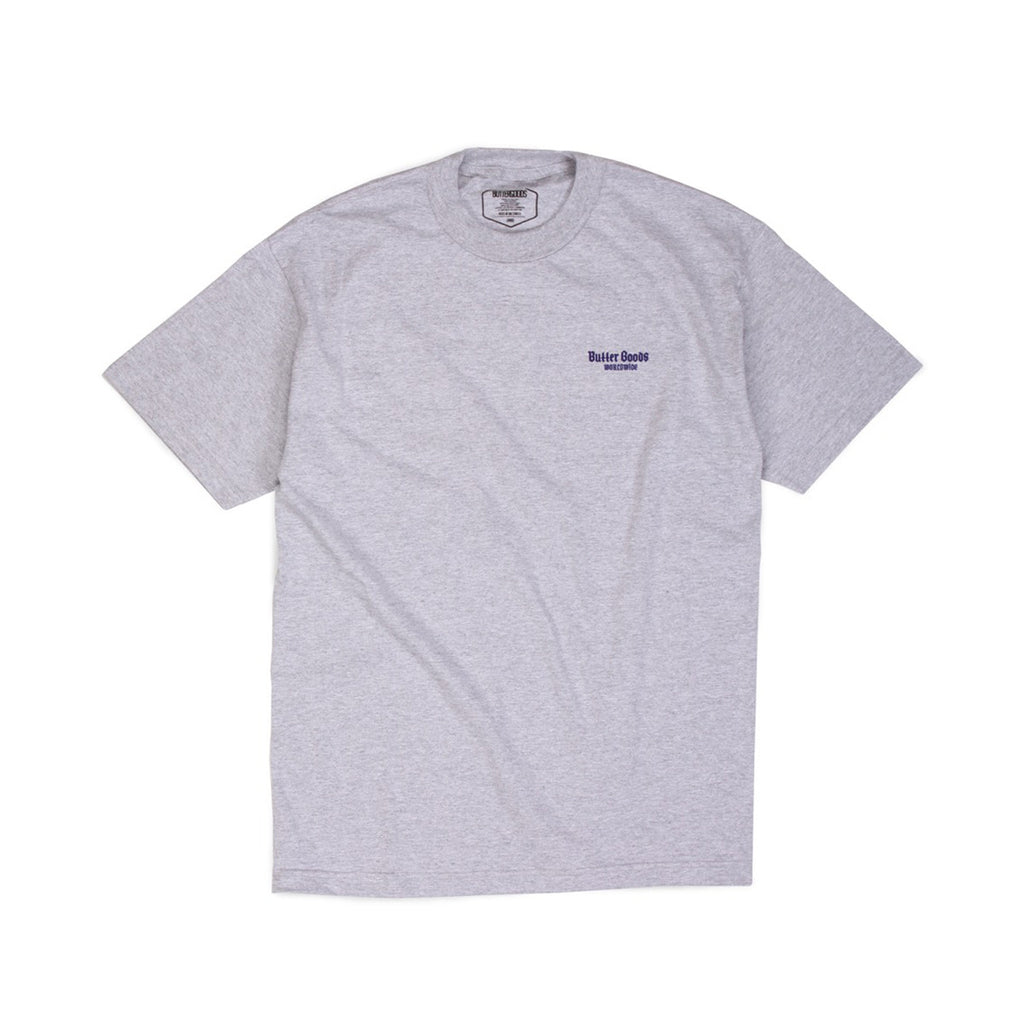 Butter Goods Serpent T-shirt - Heather Grey